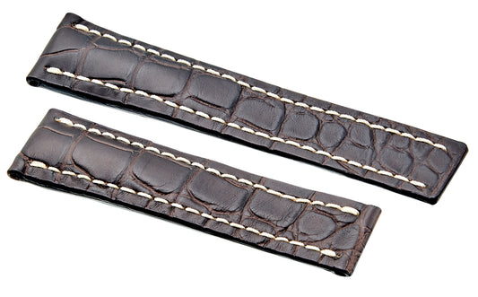RIOS1931 AERO Fits BREITLING - Genuine Alligator Leather Watch Strap - Matte Finish R315