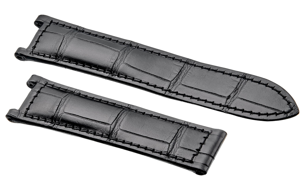 RIOS1931 VERSAILLES Fits CARTIER PASHA - Genuine Alligator Leather Watch Strap - Matte Finish R350
