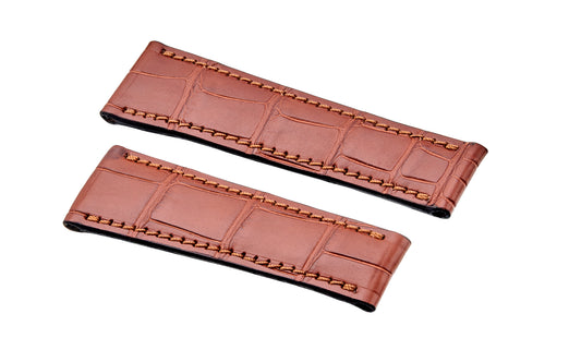 RIOS1931 KING Fits ROLEX - Genuine Alligator Leather Watch Strap - Matte Finish R370