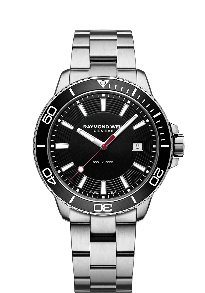 Raymond Weil Mens Tango 300 Stainless Steel Black Dial 8260-ST1-20001 Watch - Arnik Jewellers
