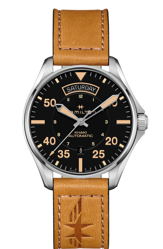 Hamilton KHAKI AVIATION DAY DATE AUTO 42mm H64645531 - Arnik Jewellers