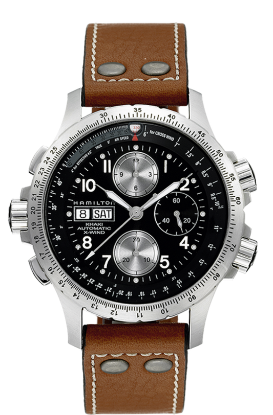 Hamilton Khaki Aviation X-Wind Automatic Chronograph H77616533 - Arnik Jewellers