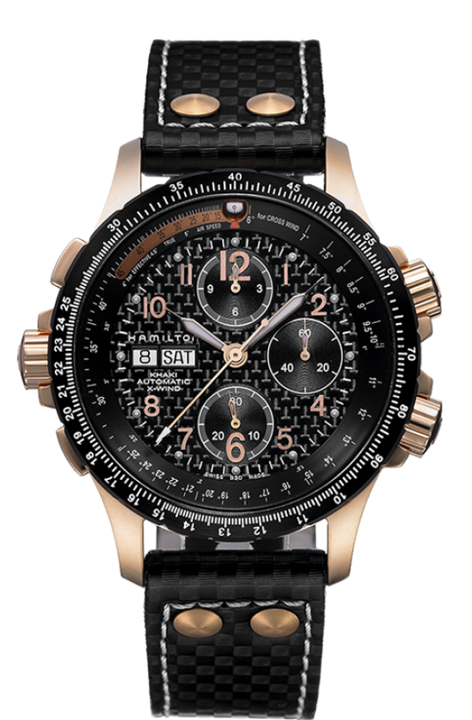 Hamilton KHAKI AVIATION X-WIND AUTO CHRONO 44mm H77696793 - Arnik Jewellers