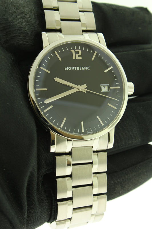 Mont Blanc Summit 7093 Swiss Quartz Stainless Steel 38mm - Arnik Jewellers