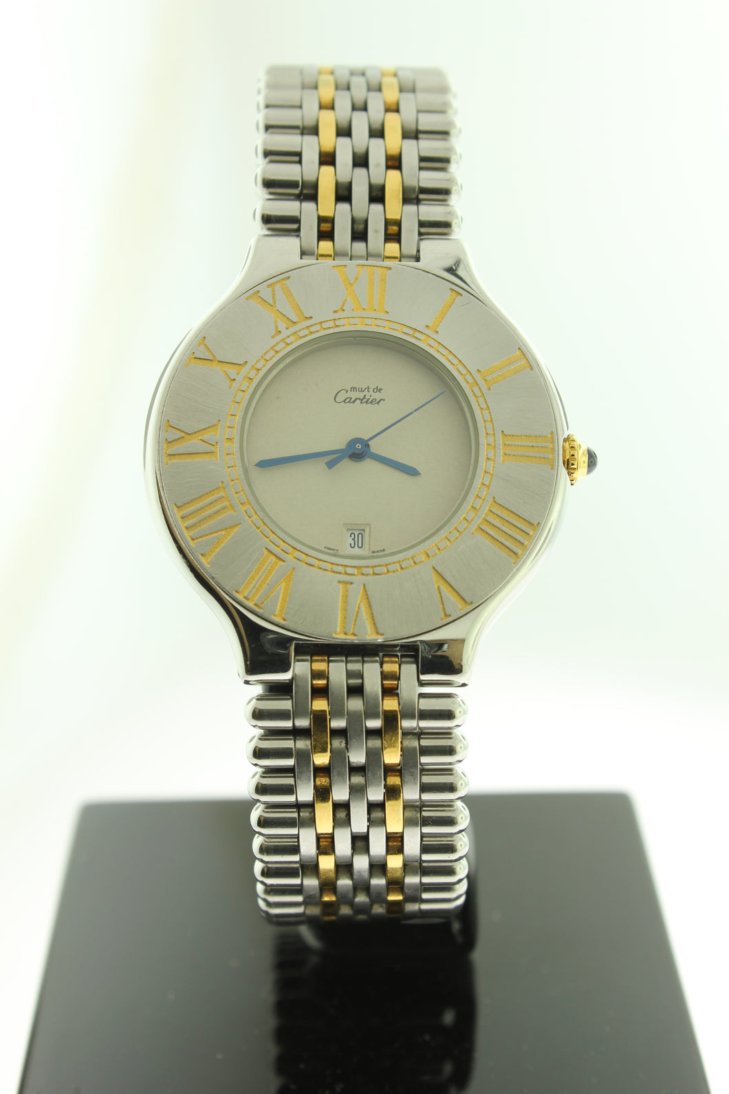 Cartier Must de 21 18K Yellow Gold & Stainless Steel 35mm - Arnik Jewellers