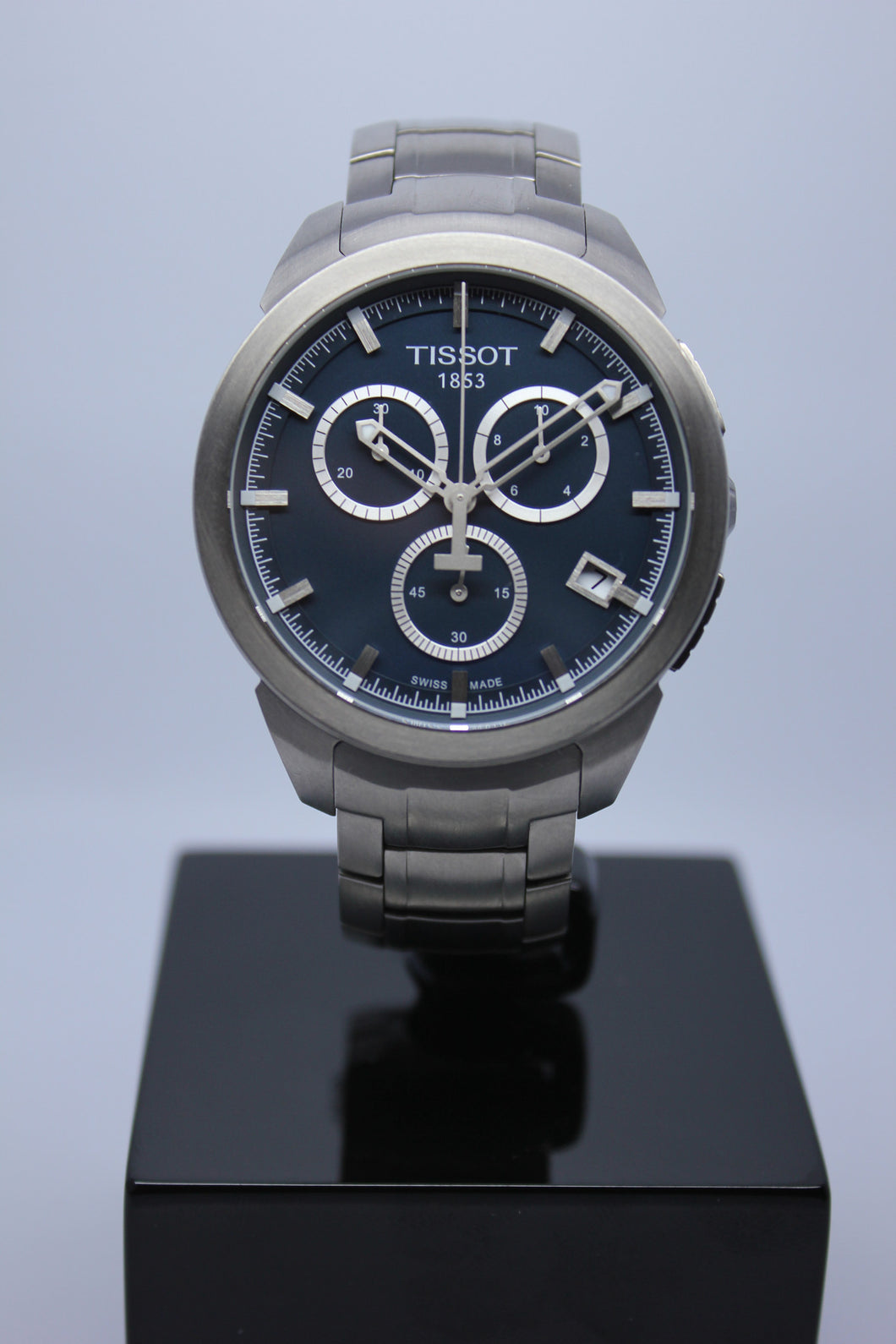 Tissot Quartz Titanium Black Dial Chronograph Watch - Arnik Jewellers