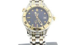 Load image into Gallery viewer, Omega Seamaster 300 Chronometer 18K Yellow Gold &amp; Steel Blue Wave Dial 2342.80.00 - Arnik Jewellers
