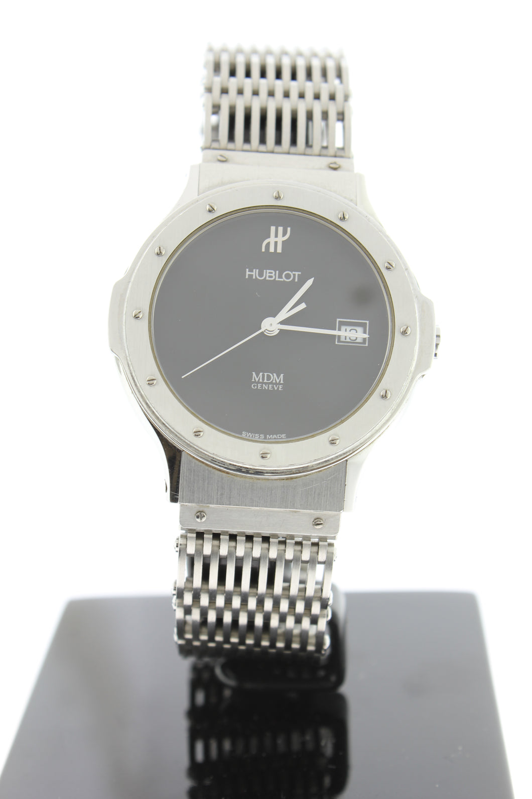 Hublot MDM Classic Stainless Steel Black Dial 36mm 1523.1 - Arnik Jewellers