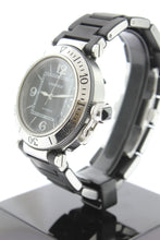 Load image into Gallery viewer, Cartier Pasha Seatimer Automatic Stainless Steel Black Rubber 40mm 2790 - Arnik Jewellers
