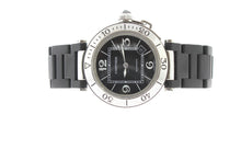 Load image into Gallery viewer, Cartier Pasha Seatimer Automatic Stainless Steel Black Rubber 40mm 2790 - Arnik Jewellers
