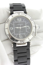 Load image into Gallery viewer, Cartier Pasha Seatimer Automatic Stainless Steel Black Rubber 40mm 2790 - Arnik Jewellers
