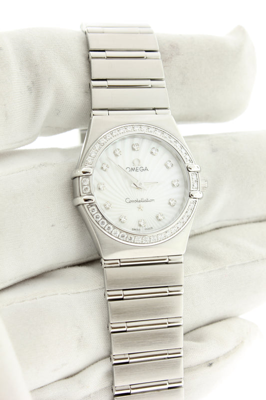 Omega Constellation Diamond 25.5mm 160 Year Starburst Dial 111.15.26.60.55.001 - Arnik Jewellers