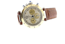 Load image into Gallery viewer, Cartier Pasha 18K Gold &amp; Stainless Steel Chronograph 38mm 1032 - Arnik Jewellers

