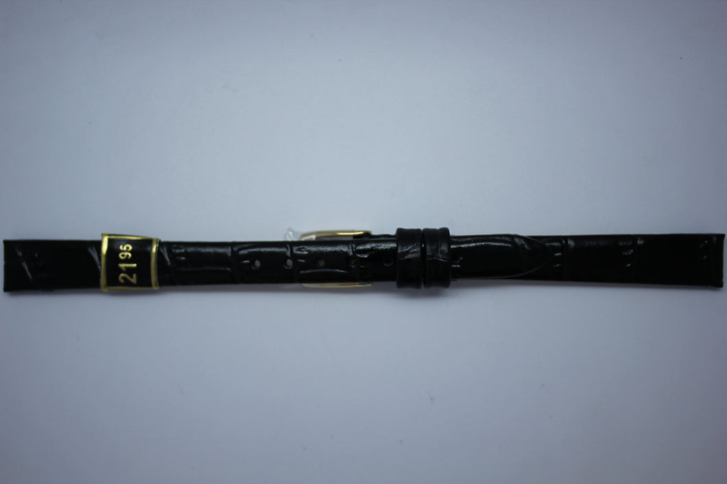 10mm Louisiana Alligator Grain Leather - Black
