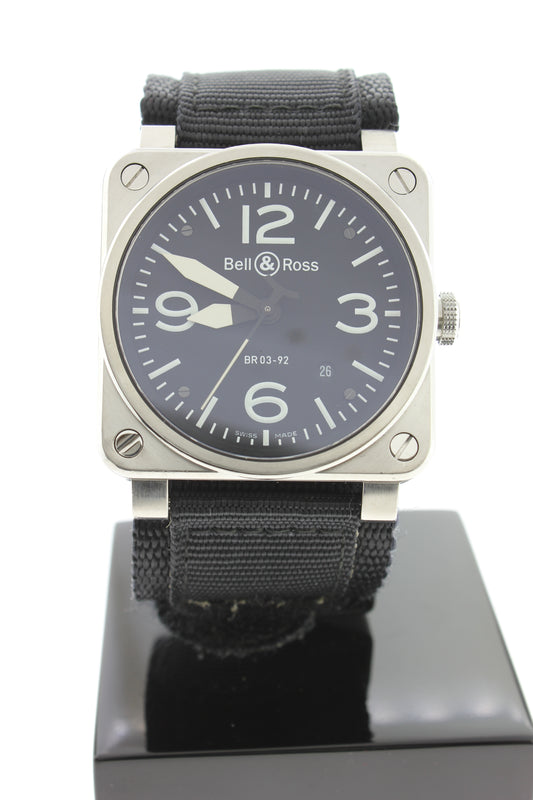 Bell & Ross BR03-92 Instruments Aviation Automatic Stainless Steel 42mm - Arnik Jewellers