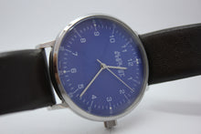 Load image into Gallery viewer, August Steiner AS8090BR Men&#39;s Swiss Quartz Blue Dial Leather Strap Watch - Arnik Jewellers
