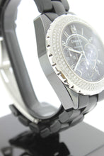 Load image into Gallery viewer, Chanel J-12 41mm Chronograph Automatic Black Ceramic Diamond Bezel H1009 - Arnik Jewellers
