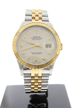 Load image into Gallery viewer, Rolex Datejust Thunderbird Turn-o-Graph 18K Yellow Gold &amp; Steel 36mm Ivory Jubilee Dial 16253 - Arnik Jewellers
