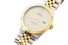 Load image into Gallery viewer, Rolex Datejust Thunderbird Turn-o-Graph 18K Yellow Gold &amp; Steel 36mm Ivory Jubilee Dial 16253 - Arnik Jewellers
