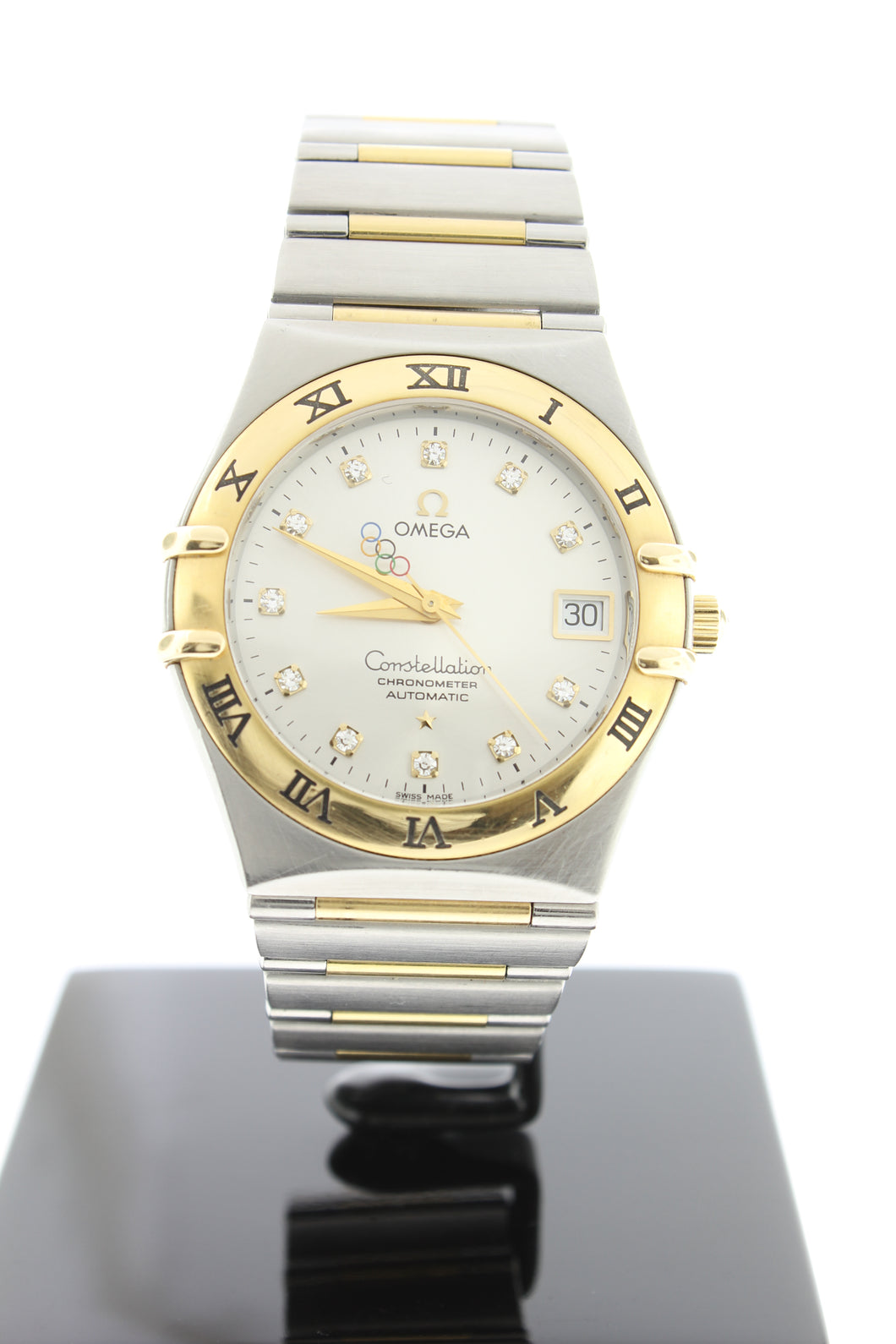 Omega Constellation Limited Edition Olympic Beijing 2008 Automatic Two Tone Diamond Dial 111.20.36.10.52.001 - Arnik Jewellers