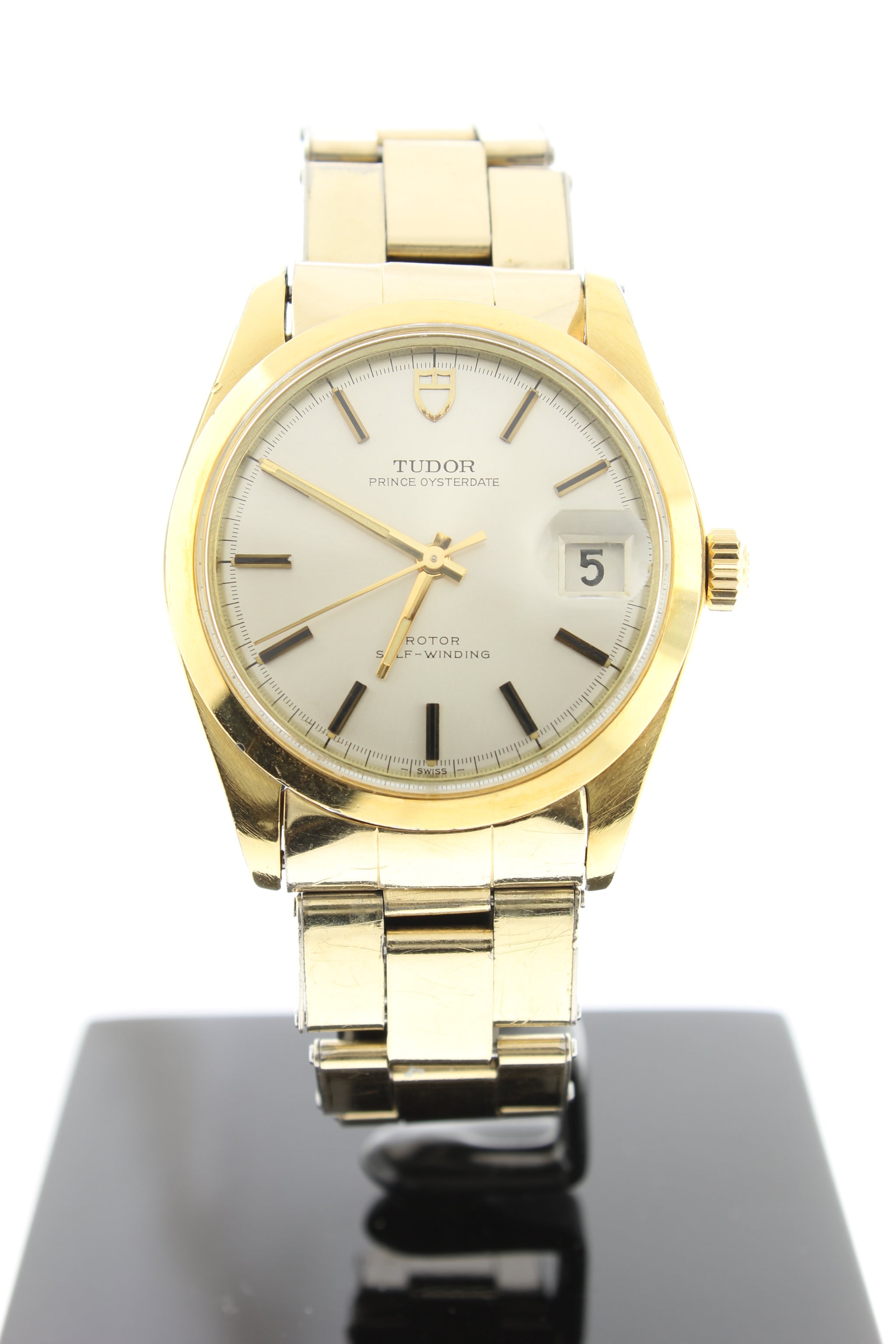 Tudor Rolex Prince Oysterdate Gold PVD Automatic Champagne 9071