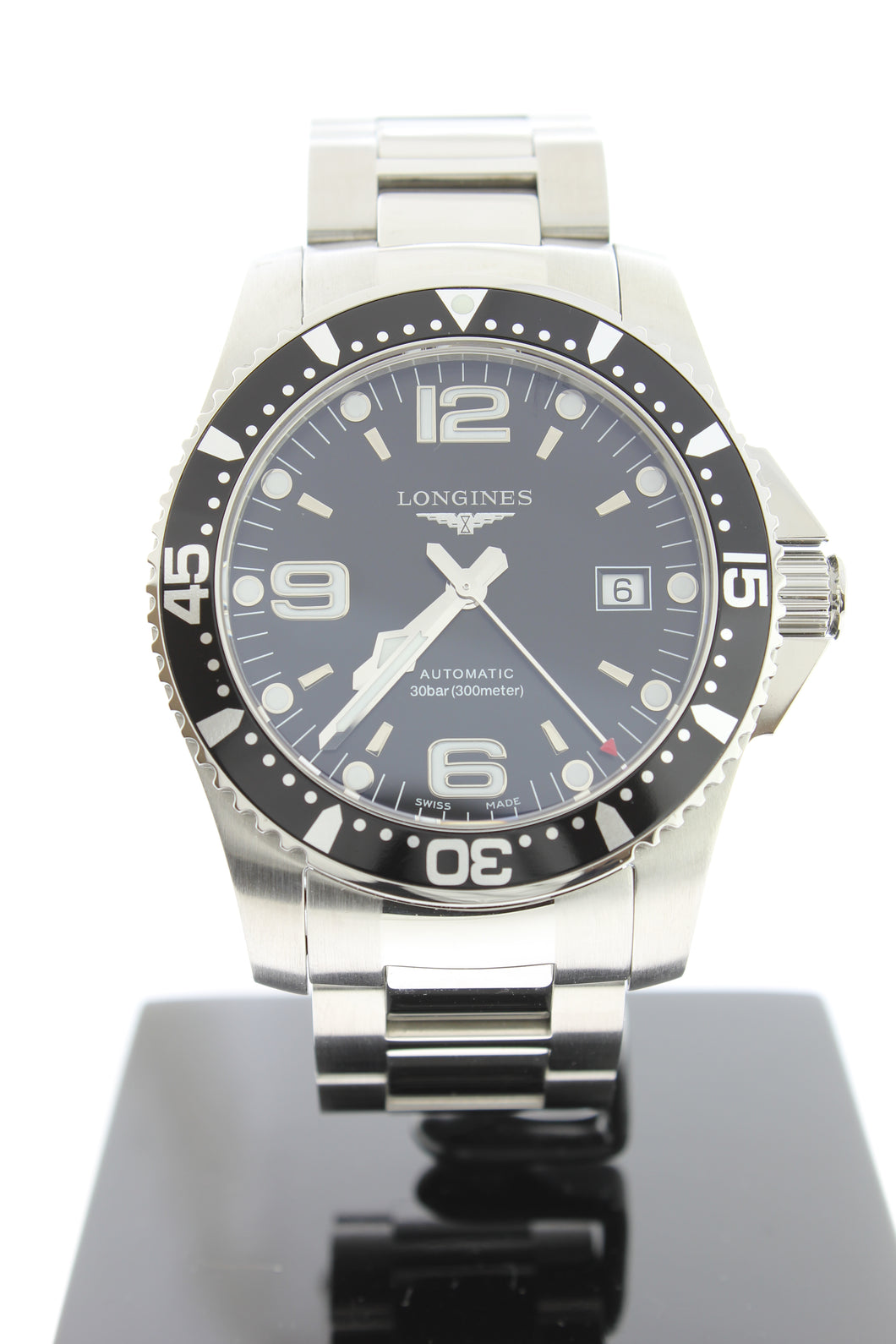 Longines HydroConquest Automatic Black Dial Stainless Steel 41mm L3.642.4 - Arnik Jewellers