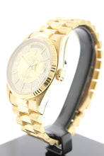 Load image into Gallery viewer, Rolex Day Date President 18K Yellow Gold Champagne Triple Diamond String Dial 18238 - Arnik Jewellers
