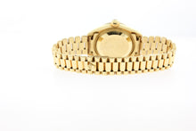 Load image into Gallery viewer, Rolex Ladies President Solid 18K Yellow Gold Champagne String Diamond Rubies Dial 69178 26mm - Arnik Jewellers
