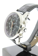 Load image into Gallery viewer, Montblanc Flyback Chronograph 43MM Black Stainless Steel Leather Strap 43mm 7175 - Arnik Jewellers
