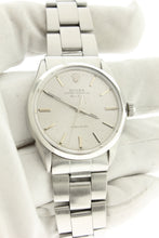 Load image into Gallery viewer, Rolex Air King Precision Oyster Perpetual Stainless Steel Silver Dial 34mm 5500 - Arnik Jewellers
