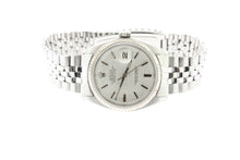 Load image into Gallery viewer, Rolex Datejust 36mm Stainless Steel Jubilee 18K White Gold Fluted Bezel Silver Linen Dial 1601 - Arnik Jewellers
