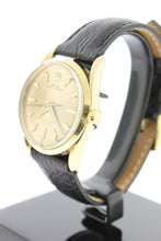 Load image into Gallery viewer, Rolex Oyster Perpetual 18K Yellow Gold 34mm Champagne Dial 6590 - Arnik Jewellers

