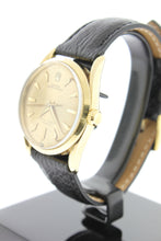 Load image into Gallery viewer, Rolex Oyster Perpetual 18K Yellow Gold 34mm Champagne Dial 6590 - Arnik Jewellers
