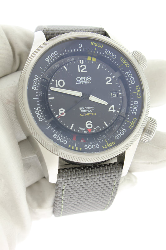 Oris Big Crown ProPilot Altimeter 47mm Automatic Mens Watch 01 733 7705 4164 - Arnik Jewellers