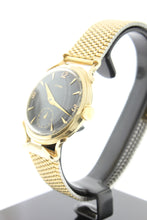 Load image into Gallery viewer, Cyma 14K Yellow Gold Vintage Hand Winding Black Dial 34mm - Arnik Jewellers
