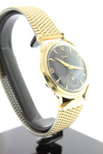 Load image into Gallery viewer, Cyma 14K Yellow Gold Vintage Hand Winding Black Dial 34mm - Arnik Jewellers
