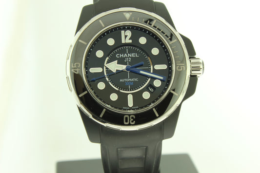 Chanel J12 Marine Ceramic Automatic Black Rubber H2558 - Arnik Jewellers