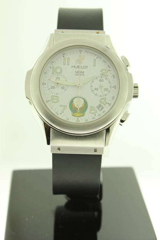 Hublot MDM Chronograph Automatic Stainless Steel UAE Logo 40mm 1810.1 - Arnik Jewellers