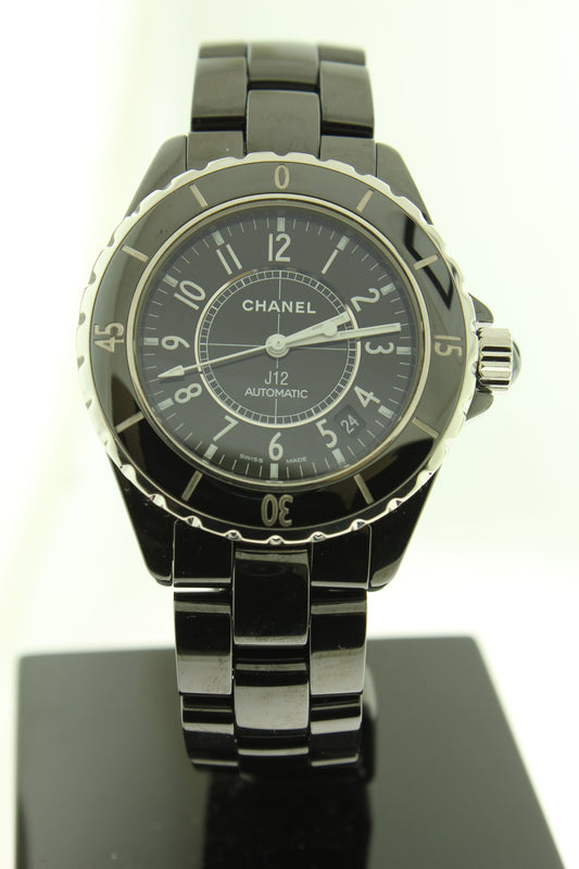 Chanel J12 Ceramic Automatic Black 38mm - Arnik Jewellers