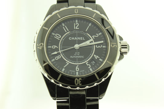 Chanel J12 Ceramic Automatic Black 38mm - Arnik Jewellers