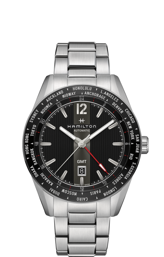 Hamilton BROADWAY GMT LIMITED EDITION AUTOMATIC WATCH H43725131 - Arnik Jewellers