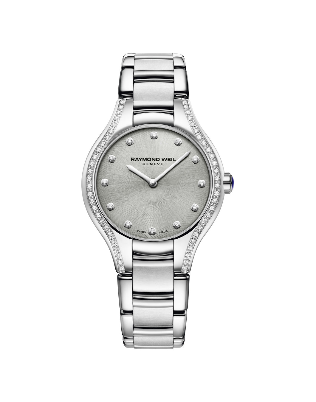Raymond Weil Noemia Quartz 32mm Stainless Steel Silver Diamond Case & Dial 5132STS65081 - Arnik Jewellers