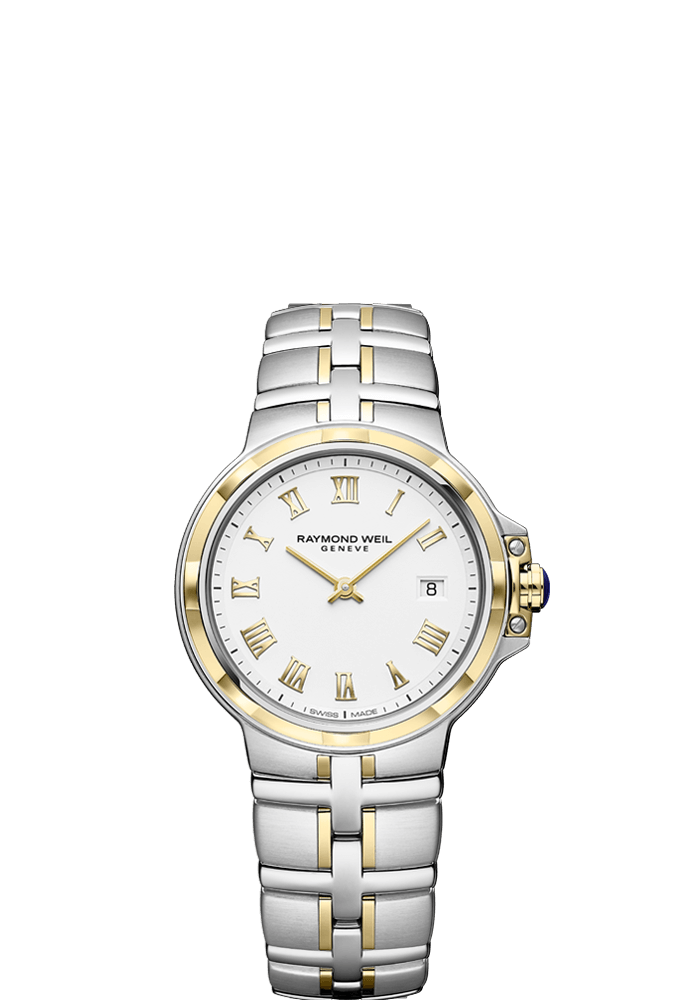 Raymond Weil Parsifal Two Tone Ladies Quartz Classic White Dial 30mm 5 Arnik Jewellers