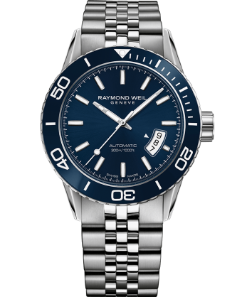Raymond Weil Freelancer Automatic 42.5mm Blue Dial Stainless Steel 2760 ST3 50001 Arnik Jewellers