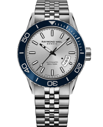 Raymond Weil Freelancer Automatic 42.5mm Silver Dial Stainless Steel 2760-ST4-65001 - Arnik Jewellers
