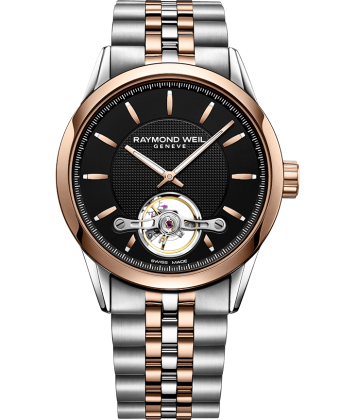 Raymond Weil Freelancer Two Tone Automatic Open Balance Wheel Calibre RW1212 2780-SP5-20001 - Arnik Jewellers