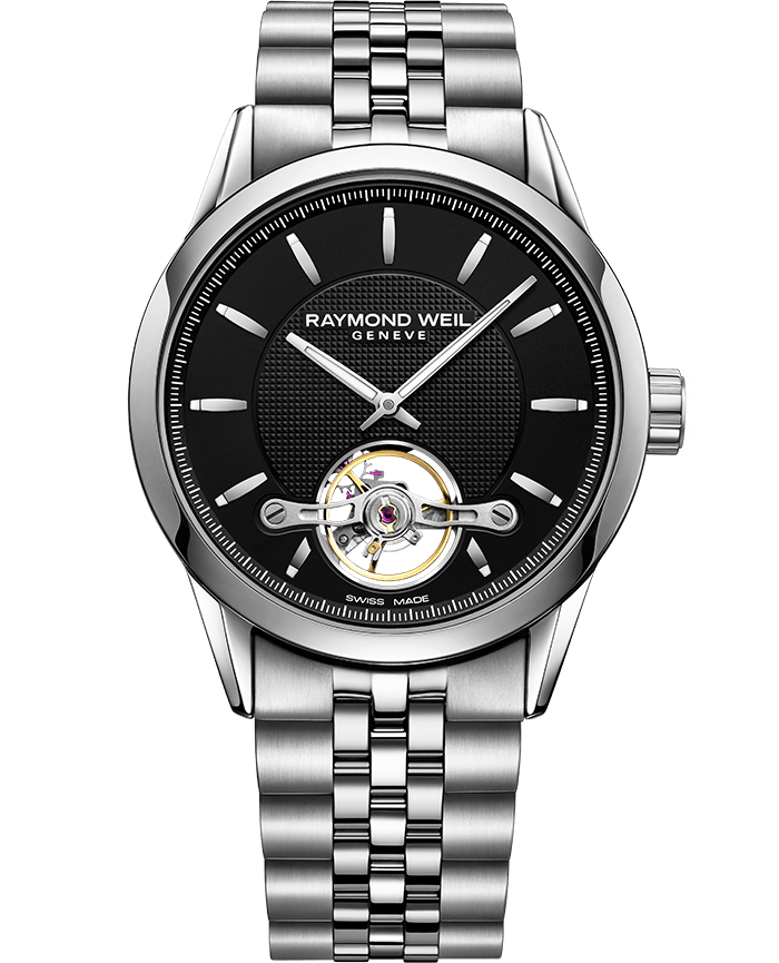Raymond Weil Freelancer Automatic Open Balance Wheel Calibre RW1212 2780-ST-20001 - Arnik Jewellers